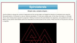 Screenshot of Spirolaterals