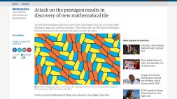 Screenshot of Attack on the pentagon results in discovery of new mathematical tile