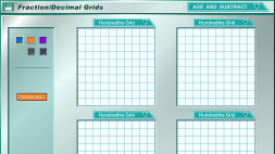 Screenshot of Fraction/Decimal Grids