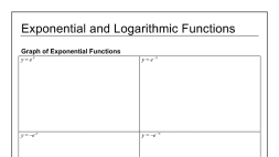 Preview of 2U Exponential and Logarithm Notes