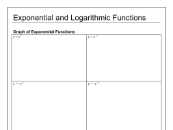 Preview of 2U Exponential and Logarithm Notes