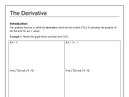 Preview of 2U Differentiation Notes