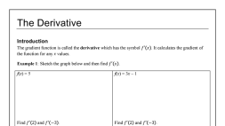 Preview of 2U Differentiation Notes