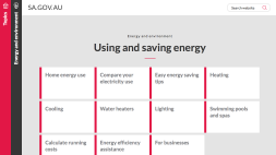 Screenshot of Calculate your appliance running costs