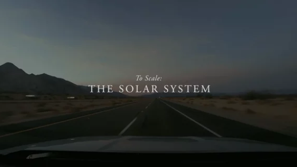 Screenshot of To Scale: The Solar System