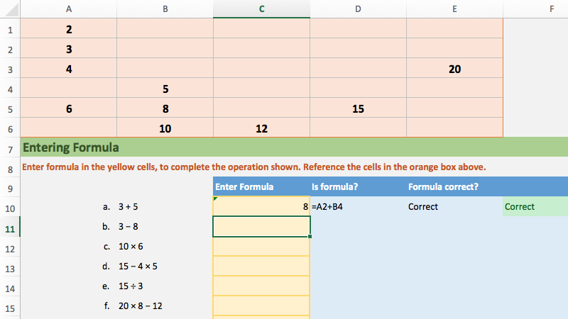 Preview of Learning Excel