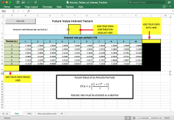 Preview of Annuity Tables