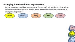 Preview of Understanding arrangements, ordered and unordered events