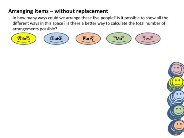 Preview of Understanding arrangements, ordered and unordered events