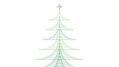 Preview of Christmas Tree Line Design