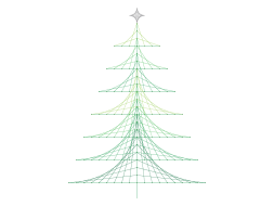 Preview of Christmas Tree Line Design