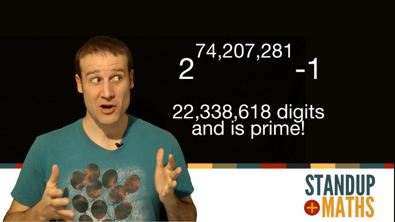 Screenshot of New World-Record Largest Prime Ever Found!