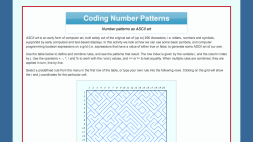 Screenshot of Coding Number Patterns