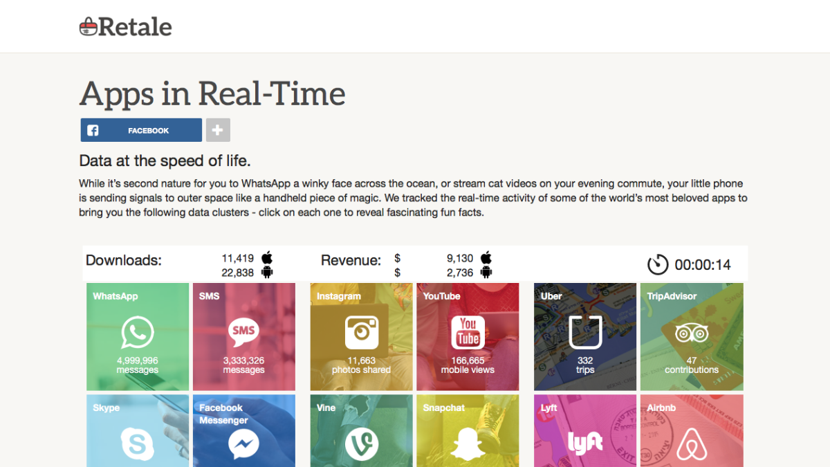 Screenshot of Apps in Real-Time