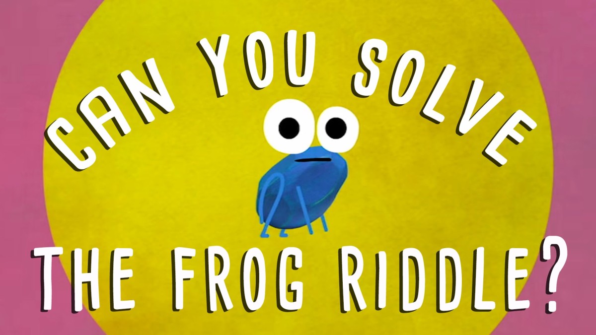 Screenshot of Can you solve the frog riddle? - Derek Abbott