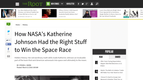 Screenshot of How NASA’s Katherine Johnson Had the Right Stuff to Win the Space Race