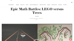 Screenshot of Epic Math Battles: LEGO versus Trees