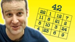Screenshot of Magic Square Party Trick - Numberphile