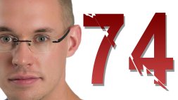 Screenshot of 74 is cracked - Numberphile
