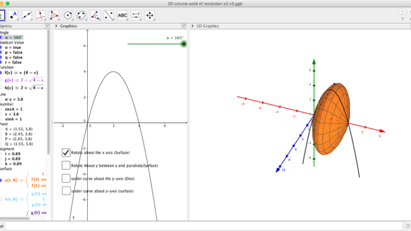 Preview of 3D Volume Solid of Revolution