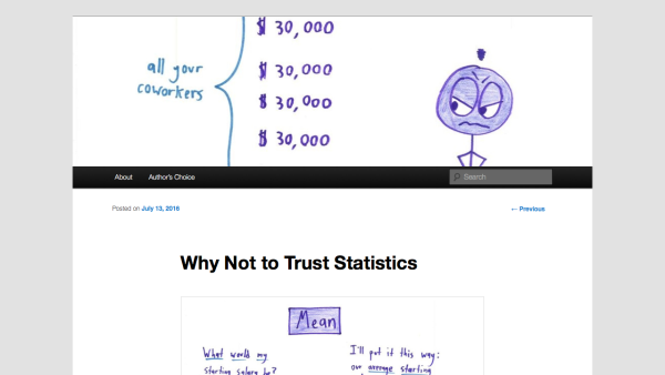 Screenshot of Why Not to Trust Statistics