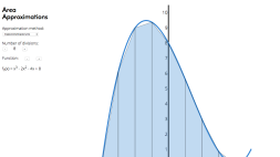 Screenshot of Area Approximations