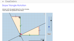 Screenshot of Slope Triangle Rotation