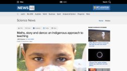 Screenshot of Maths, story and dance: an Indigenous approach to teaching