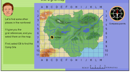 Screenshot of Rainforest: use a grid map