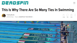 Screenshot of This Is Why There Are So Many Ties In Swimming