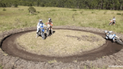 Screenshot of Motorbike going in circles