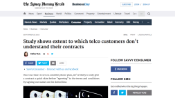 Screenshot of Study shows extent to which telco customers don’t understand their contracts