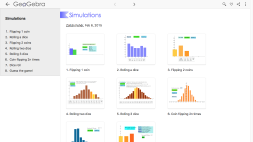 Screenshot of Probability Simulations