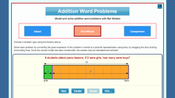 Screenshot of Modelling word problems with Singapore Bar Models