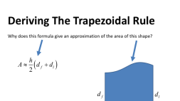 Preview of Deriving The Trapezoidal Rule