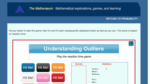 Screenshot of Understanding Outliers