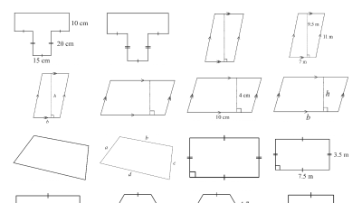 Preview of Perimeter and Area - diagram library