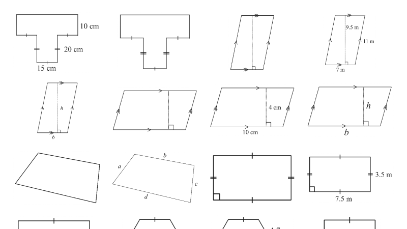 Preview of Perimeter and Area - diagram library