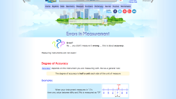 Screenshot of Errors in measurement