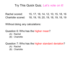 Preview of Understanding the standard deviation