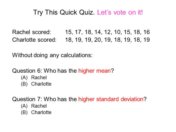 Preview of Understanding the standard deviation