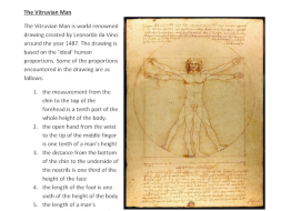 Preview of Ratios Investigation - The Vitruvian Man