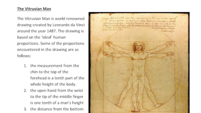Preview of Ratios Investigation - The Vitruvian Man