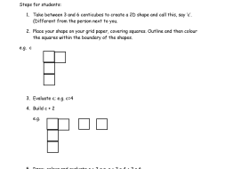 Preview of Introduction to Algebra – Building Shapes