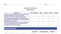 Preview of Student Report Reflection