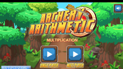 Screenshot of Archery Arithmetic - Multiplication
