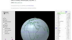 Screenshot of Earth GeoGebra Interactive