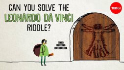 Screenshot of Can you solve the Leonardo da Vinci riddle?