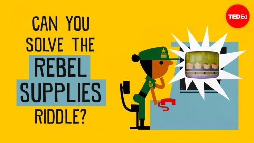 Screenshot of Can you solve the rebel supplies riddle?