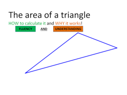 Preview of The area of a triangle